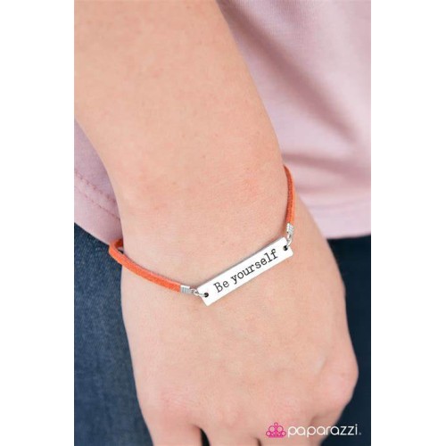 Be Yourself Orange Bracelet Be Yourself Orange Bracelet