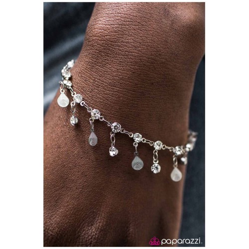 Rain, Rain Go Away White/Silver Bracelet Rain, Rain Go Away White/Silver Bracelet