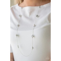 Champagne On The Rocks White Necklace Champagne On The Rocks White Necklace