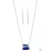 Double Bubble Burst Blue Necklace Double Bubble Burst Blue Necklace