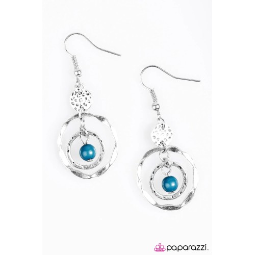Rodeo Round Up Blue Earring Rodeo Round Up Blue Earring