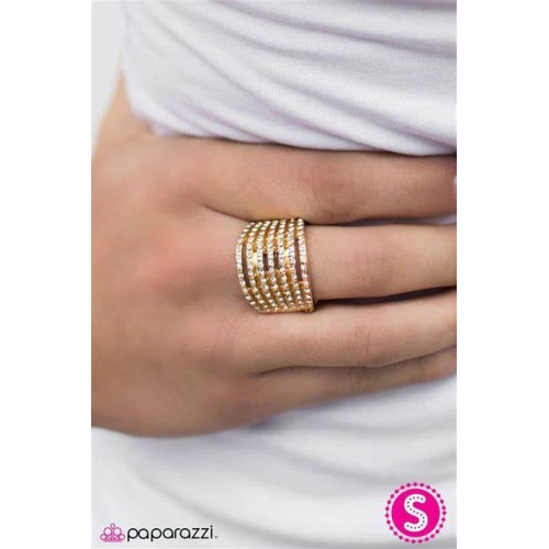 It's The Glitter Things That Count Gold Ring It's The Glitter Things That Count Gold Ring