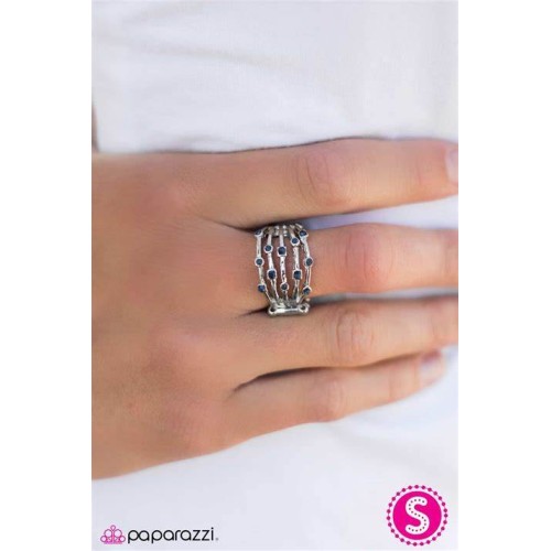 Sporadic Sparkle Blue Ring Sporadic Sparkle Blue Ring